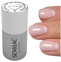 Semilac TOP NO WIPE Real Color Lakier hybrydowy do paznokci 7ml