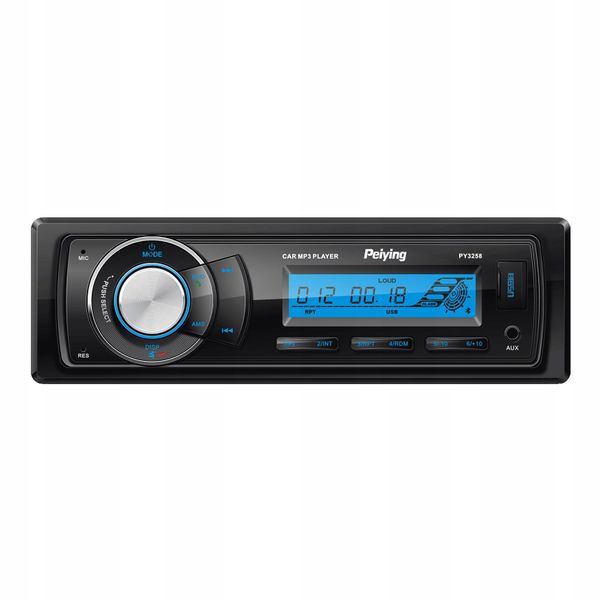 Radio samochodowe Bluetooth USB MP3 AUX Peiying zdjęcie 5