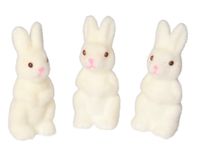 ZAJĄC ZAJĄCZEK WIELKANOCNY ZAJACZKI 3SZT FIGURKA