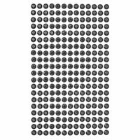 KRYSZTAŁKI SAMOPRZYLEPNE 6 MM CZARNE GRKR-066 DP CRAFT