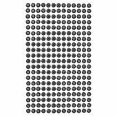 KRYSZTAŁKI SAMOPRZYLEPNE 6 MM CZARNE GRKR-066 DP CRAFT