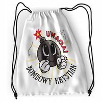 Plecak Dla Krystiana Sportowy Szkolny Worek Torba Z Nadrukiem Ze Zdjęciem