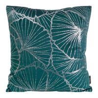 Poszewka dekoracyjna BLINK-39 45x45 Eurofirany ciemnoturkusowo/srebrna