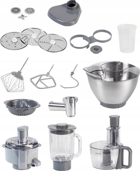 Robot Kuchenny Planetarny Kenwood KHC29.P0RD 1000W Czerwony Duży Zestaw zdjęcie 14