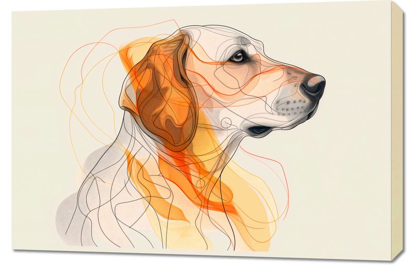 Obraz 90x60cm Kontur Profilowego zdjęcie 1