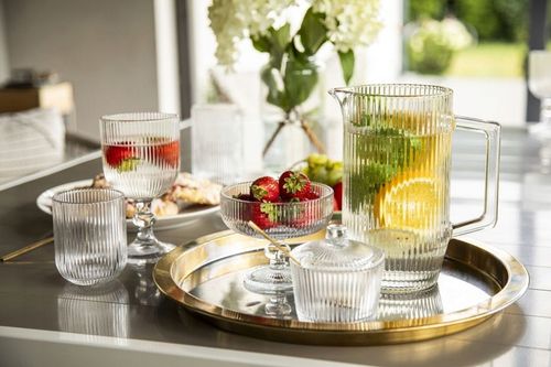 Szklanki do napojów drinków ryflowane Altom Design Selena 430 ml Zestaw 6 na Arena.pl