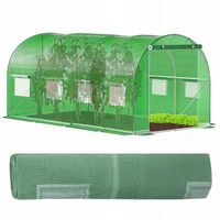 Folia Zamienna na Tunel Foliowy Ogrodowy Foliak Zielona UV4 Mocna 2,5x4x2m