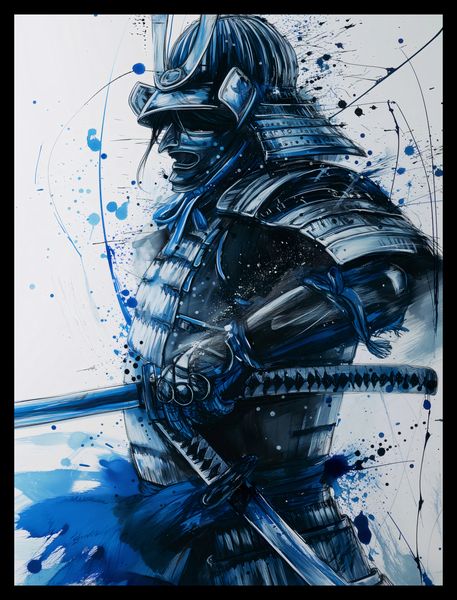 Plakat 30x40cm Samuraj w Błękicie zdjęcie 2