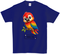 Koszulka T-shirt dla dzieci - Zwierzęta - Papuga - Dodaj imię jeśli chcesz