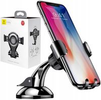 BASEUS MOCNY UCHWYT NA TELEFON DO SAMOCHODU GRAWITACYJNY NA DESKĘ KOKPIT