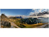 100X40CM ZEGAR PANORAMA ŚWINICY OBRAZ