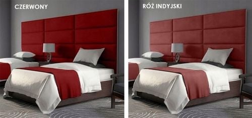 80X30 PANELE ŚCIENNE TAPICEROWANE WEZGŁOWIE WELUR DEKORACYJNY KING na Arena.pl