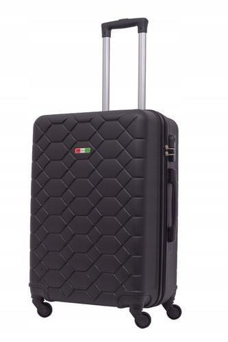 WALIZKA PODRÓŻNA ROZMIAR ŚREDNI M 60L BAGIA WALIZKI ABS AMSTERDAM na Arena.pl