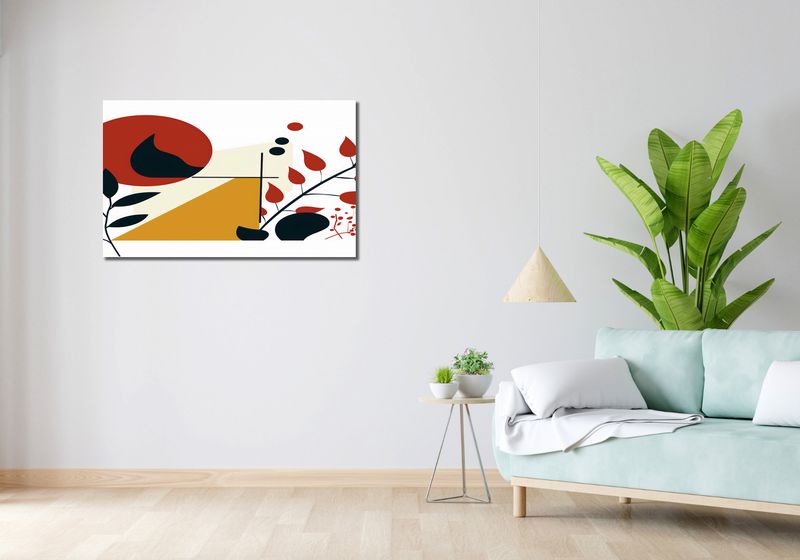 Obraz 100x60cm Kolaż Roślin zdjęcie 2