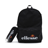 Ellesse plecak szkolny czarny + piórnik saszetka