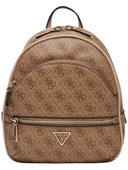 Plecak damski GUESS Manhattan II beżowy monogram elegancki