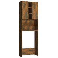 Szafka na pralkę, przydymiony dąb, 64 x 25,5 x 190 cm