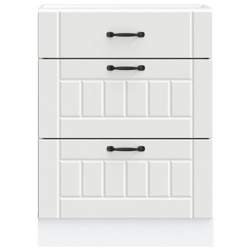 Szafka kuchenna dolna „Lucca” z białego drewna klejonego na Arena.pl