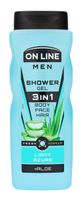 On Line Men Żel pod prysznic 3in1 Light Azure dla mężczyzn 410ml