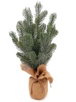 CHOINKA SZTUCZNA 40 cm oszroniona mała dekoracja na biurko