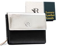 portfel damski sk. rv-786-sla-4859 silver-black