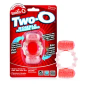 the screaming o two-o pierścień silikonowy z dwoma wibracjami