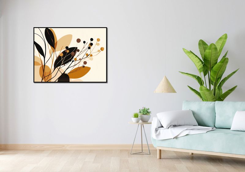 Plakat 100x75cm Jesienne Sylwety zdjęcie 4