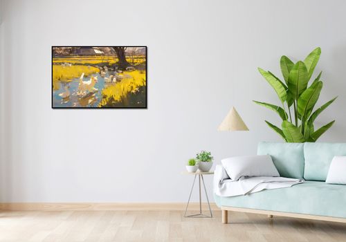 Plakat 91,5x60cm Słońce na Wsi na Arena.pl