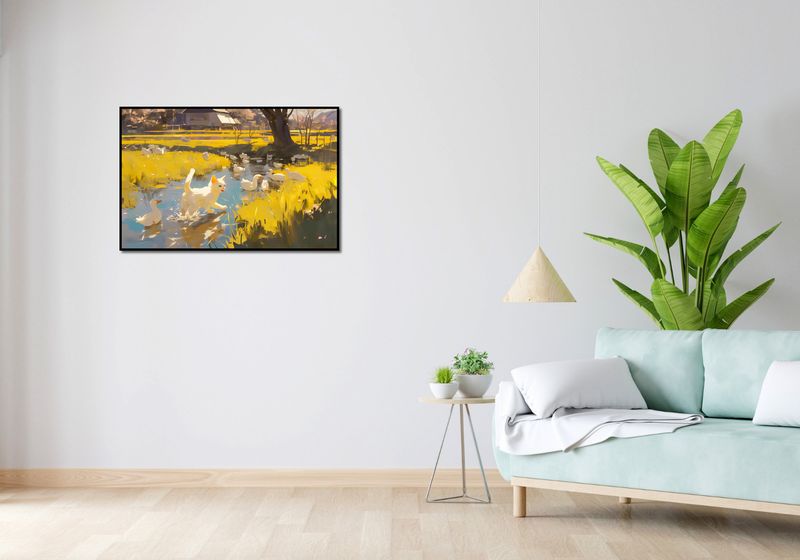 Plakat 91,5x60cm Słońce na Wsi zdjęcie 4