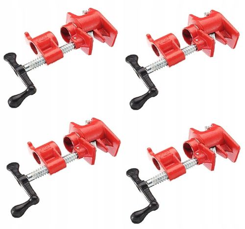 4 KPL ŚCISK ZACISK STOLARSKI RUROWY BEZKOŃCOWY 3/4 na Arena.pl