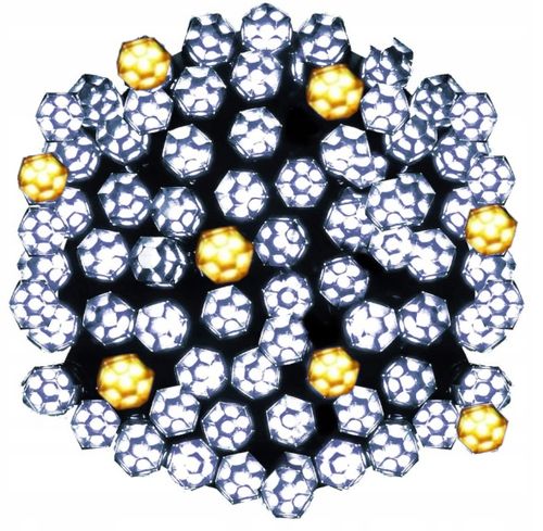 LAMPKI CHOINKOWE Z EFEKTEM FLASH 160 LED GRUBY ZIELONY KABEL GRUBA DIODA na Arena.pl