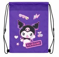 Worek Szkolny na buty obuwie KUROMI Fioletowy