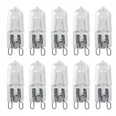 10X ŻARÓWKA HALOGENOWA ,ŻYRANDOLI 40W G9