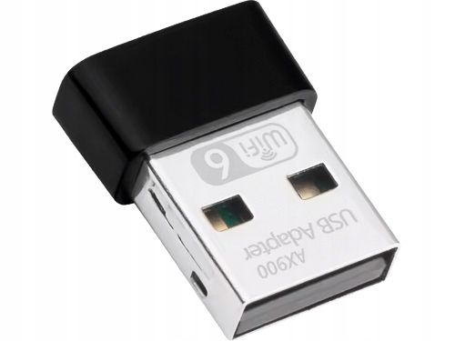 AX900 ADAPTER KARTA SIECIOWA WiFi6 Wi-Fi NA USB 900Mbps 5.8GHz NANO WPA3 na Arena.pl