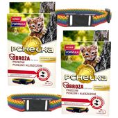 PCHEŁKA PIELĘGNACYJNA OBROŻA DLA KOTA WODOODPORNA REGULOWANA 30cm 2szt