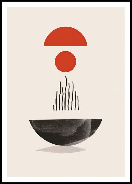 Plakat 68x98cm Półokrągła Forma zdjęcie 3