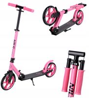 2X NILS HULAJNOGA HM2009 PINK MIEJSKA SKŁADANA KAUCZUKOWE KOŁA