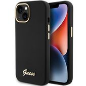 Etui Guess do iPhone 15, iPhone 14, iPhone 13, Czarny