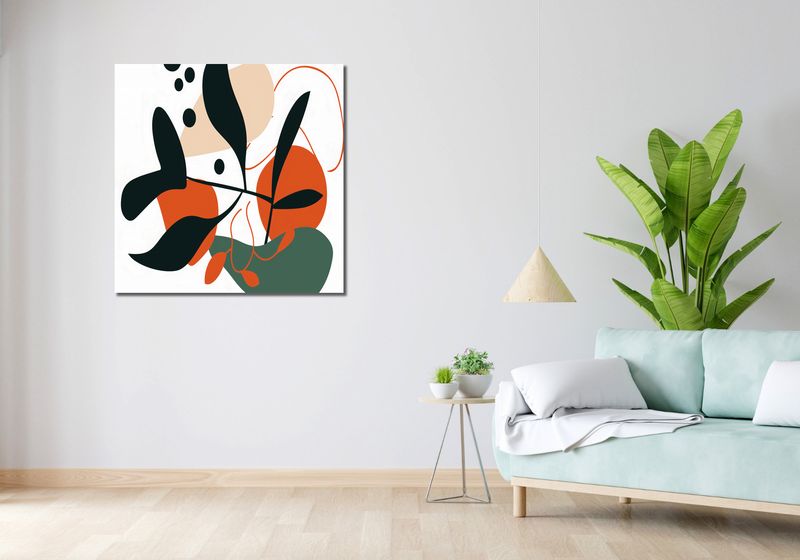 Obraz 90x90cm Elegancka Flora zdjęcie 2