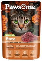 Naturalna karma dla kotów bez cukru i zbóż - Pawsome z kaczką w sosie 85g