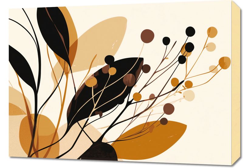 Obraz 70x50cm Jesienne Sylwety zdjęcie 1