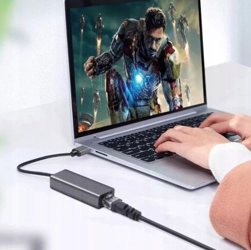 Przejściówka Adapter Karta Sieciowa USB 3.0 Ethernet RJ45 do laptopa LAN na Arena.pl
