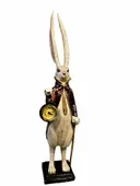 FIGURKA FIGURA - ZAJĄC KRÓLIK Z ZEGAREM model I