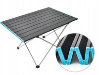 ALUMINIOWY STOLIK TURYSTYCZNY SKŁADANY W ETUI KEMPING 40cm