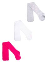 Rajstopy dziewczęce bawełniane we wzory 3PAK  68-74 YOCLUB