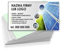 Wizytówki firmowe REKLAMOWE Foliowane 1000 szt POMPY CIEPŁA