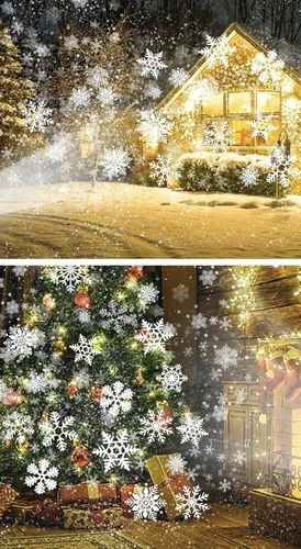 PROJEKTOR ŚWIĄTECZNY LASEROWY EFEKTY RUCHOMY NA DOM PŁATKI ŚNIEGU LED MOC na Arena.pl