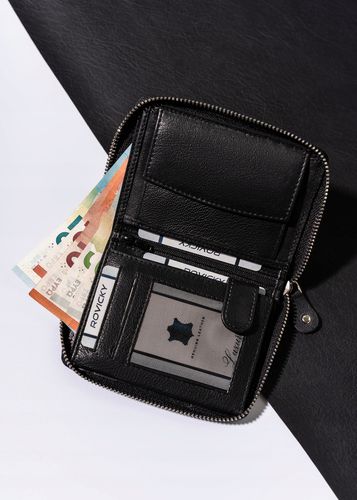 duży, skórzany portfel męski na zamek - always wild na Arena.pl