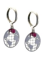 Kolczyki SAO PAULO Rubin 925