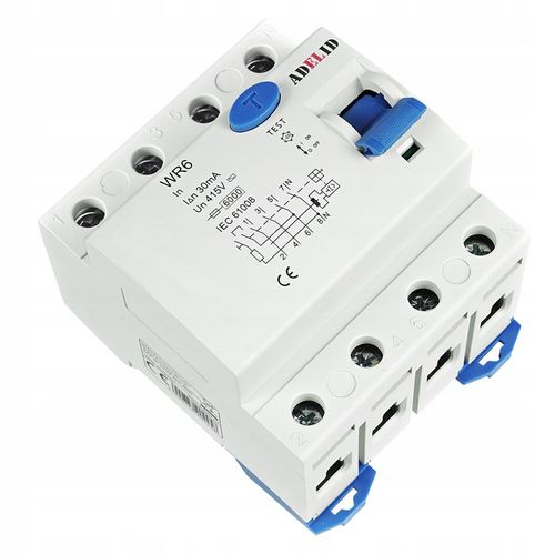 WYŁĄCZNIK RÓŻNICOWO-PRĄDOWY RÓŻNICÓWKA 25A 30mA 3F na Arena.pl